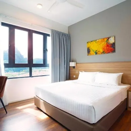 Hotspring 2 Room Premium 1510 Suite Sunway Onsen Theme Park View, 5Pax Ipoh Exterior photo